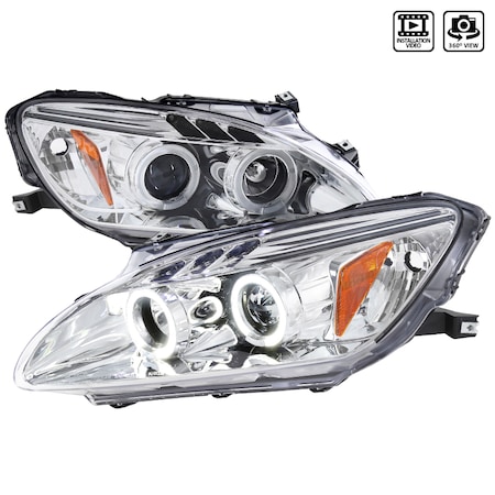 Spec-D Tuning 04-09 Honda S2000 Projector Hdlghts, Oe Hid Compat, 2LHP-S2K04-TM 2LHP-S2K04-TM